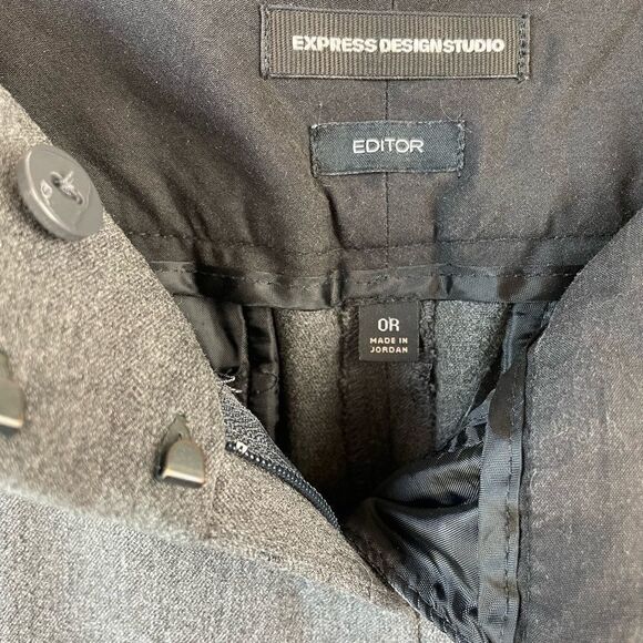 Express Design Studio Editor Dress Slacks Size 0R EUC - Picture 5 of 5